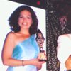 Monica was the Awards Girl at the SF Weekly Music Awards, with MC Vise Grip, Bimbo's, SF, 10/18/01